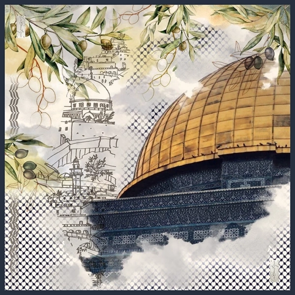 Kefiye Eşarp F104 90x90 Soft Pamuk