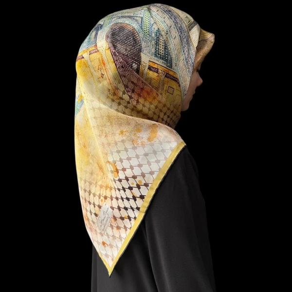 Kefiye Eşarp F106 90x90 Soft Pamuk
