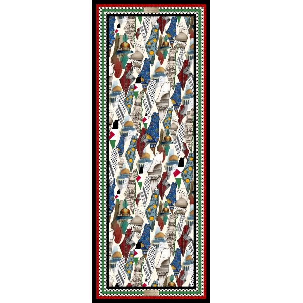 Kefiye Şal F112-03 70x190 Herbal/bitkisel