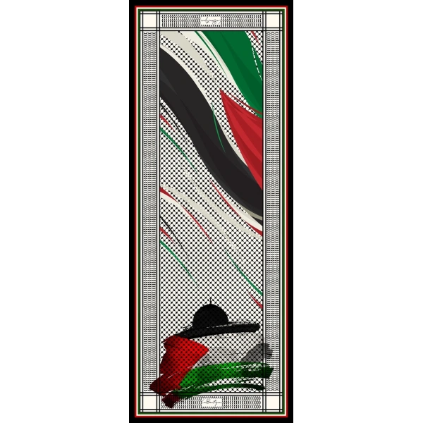 Kefiye Şal F120-01 70x190 Herbal/bitkisel