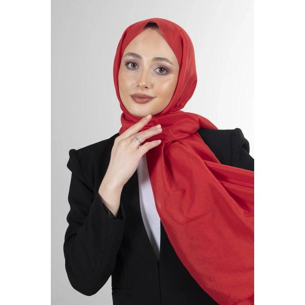 Kırmızı Brisa Vual Şal