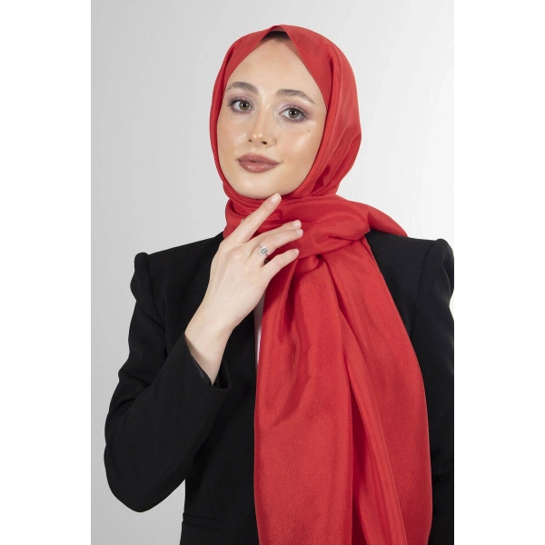 Kırmızı Brisa Vual Şal
