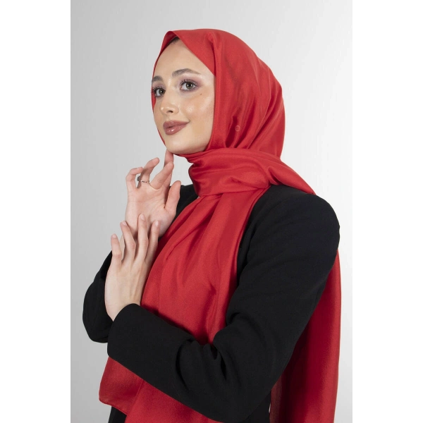 Kırmızı Brisa Vual Şal