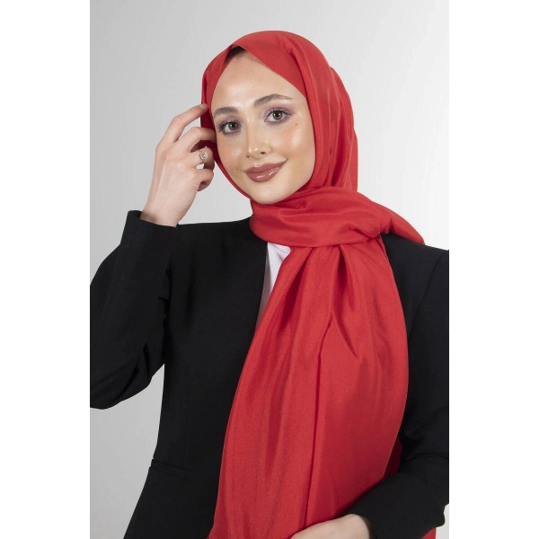 Kırmızı Brisa Vual Şal