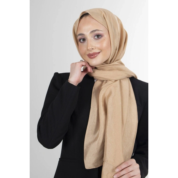 Koyu Bej Brisa Vual Şal