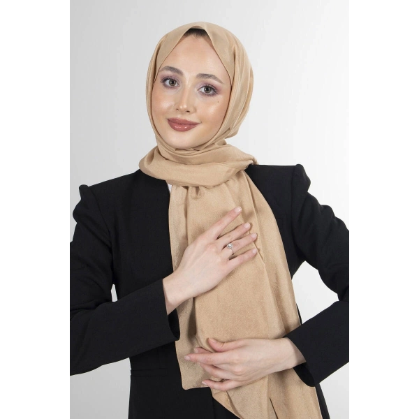 Koyu Bej Brisa Vual Şal