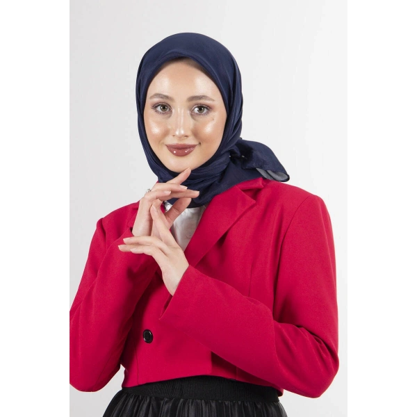 Lacivert Brisa Vual Eşarp