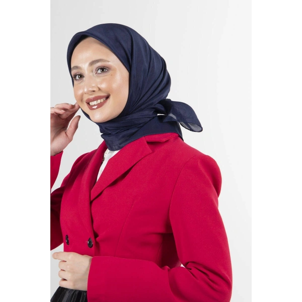 Lacivert Brisa Vual Eşarp