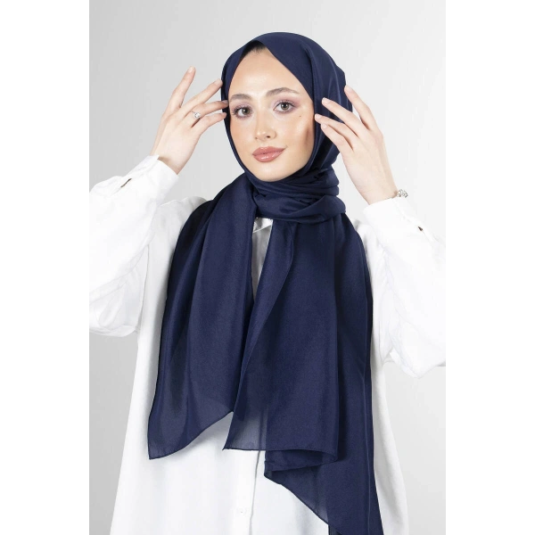 Lacivert Brisa Vual Şal