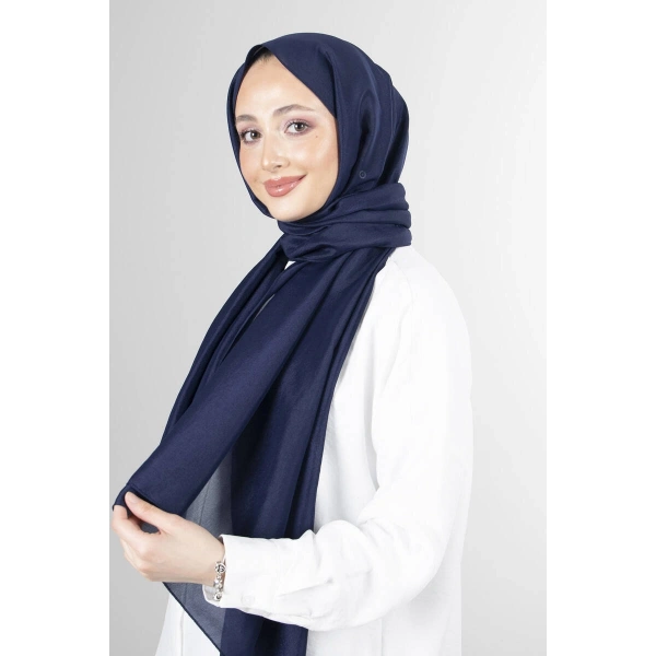 Lacivert Brisa Vual Şal