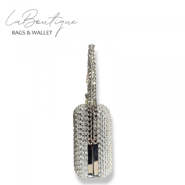 Lb Abiye Çanta 25-002 Gümüş