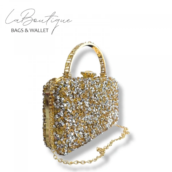 Lb Abiye Çanta 25-004 Gold