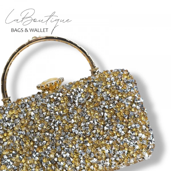 Lb Abiye Çanta 25-004 Gold