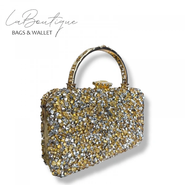 Lb Abiye Çanta 25-004 Gold