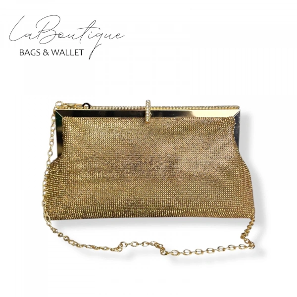 Lb Abiye Çanta 25-005 Gold