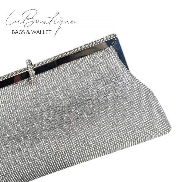 Lb Abiye Çanta 25-005 Gümüş