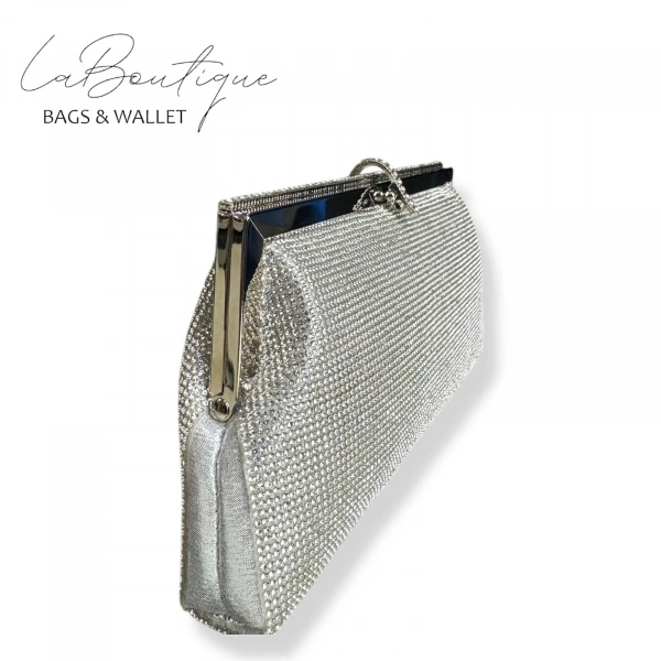 Lb Abiye Çanta 25-005 Gümüş