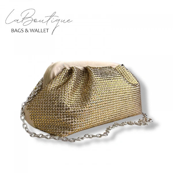 Lb Abiye Çanta 25-006 Gold