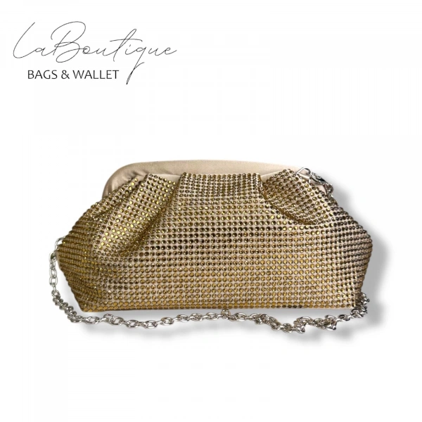 Lb Abiye Çanta 25-006 Gold