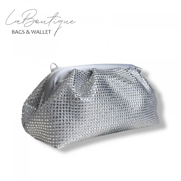 Lb Abiye Çanta 25-006 Gümüş