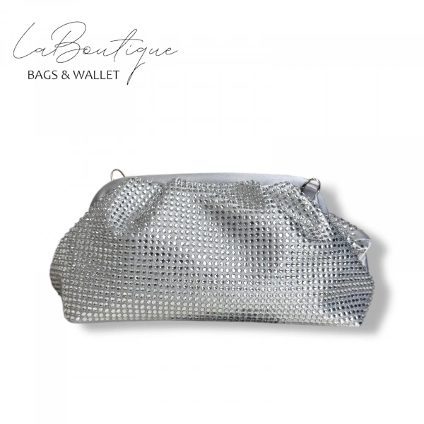 Lb Abiye Çanta 25-006 Gümüş