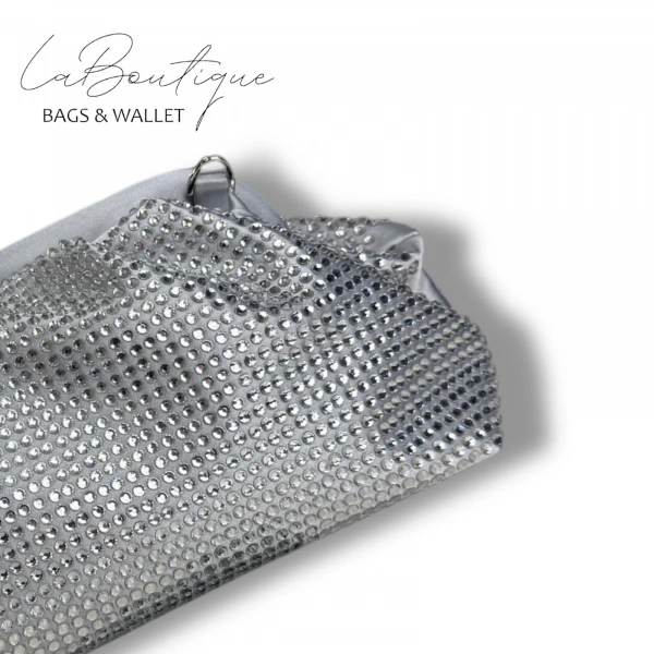 Lb Abiye Çanta 25-006 Gümüş