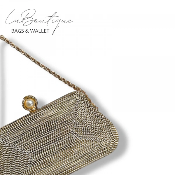 Lb Abiye Çanta 25-007 Gold