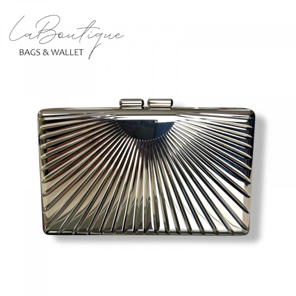 Lb Abiye Çanta 25-008 Gümüş