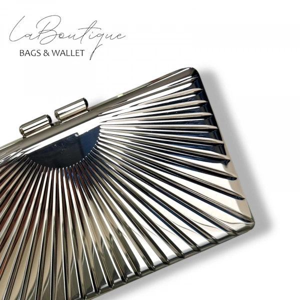 Lb Abiye Çanta 25-008 Gümüş