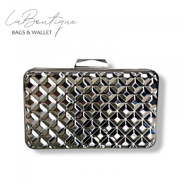 Lb Abiye Çanta 25-009 Gümüş