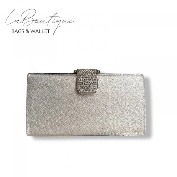 Lb Abiye Çanta 25-010 Gümüş