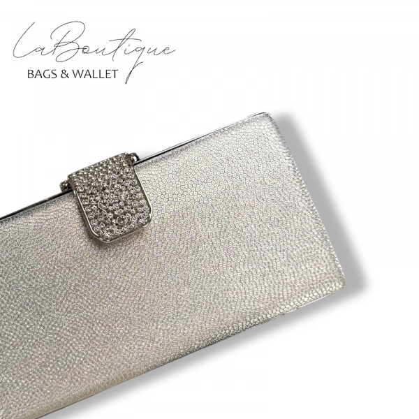 Lb Abiye Çanta 25-010 Gümüş