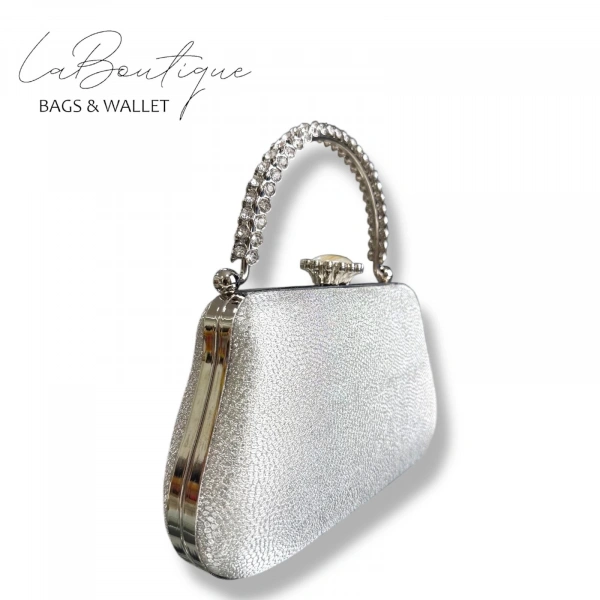 Lb Abiye Çanta 25-011 Gümüş