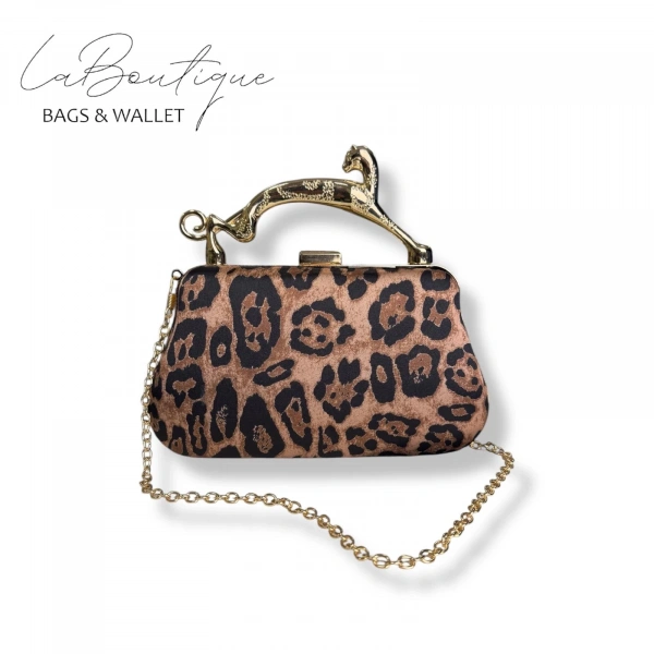 Lb Abiye Çanta 25-012 Leopar