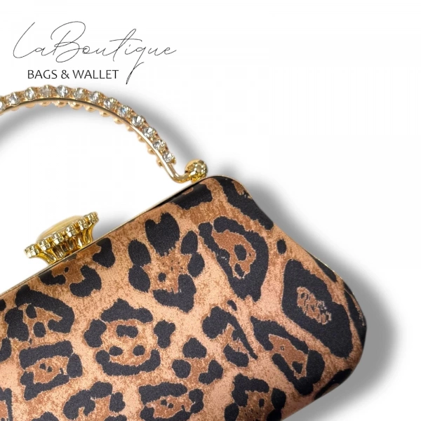 Lb Abiye Çanta 25-013 Leopar