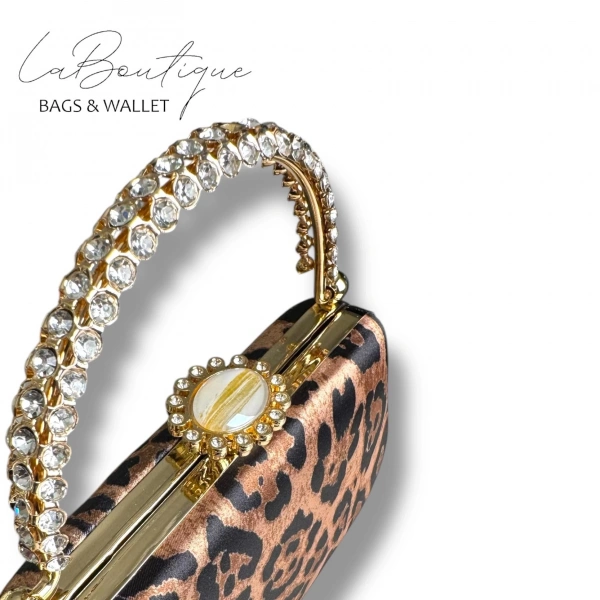 Lb Abiye Çanta 25-013 Leopar