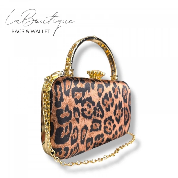 Lb Abiye Çanta 25-014 Leopar