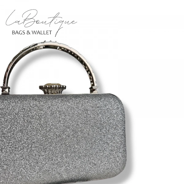 Lb Abiye Çanta 25-015 Gümüş