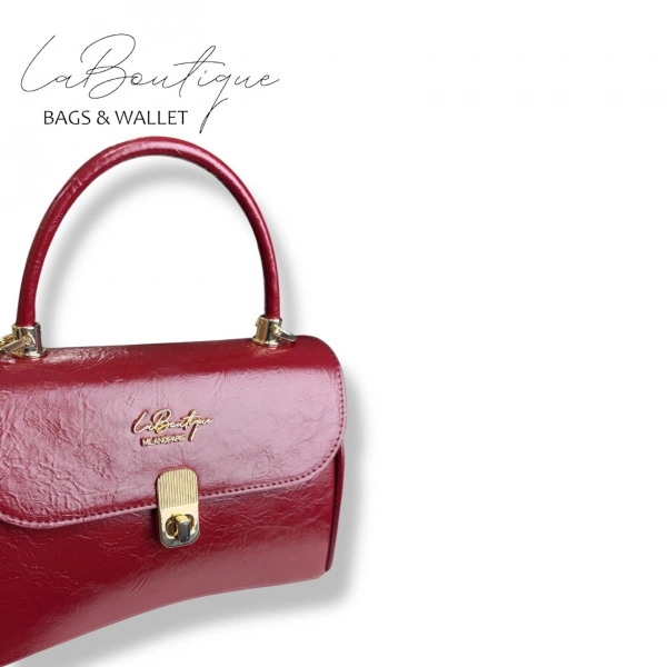 Lb Çanta 1318 Rugan Bordo