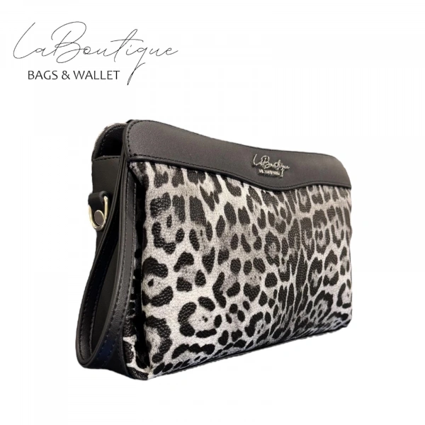 Lb Çanta - 2106 - Leopar Gri