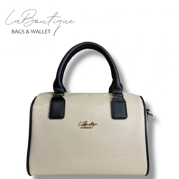 Lb Çanta 2508 Rugan Bej/siyah