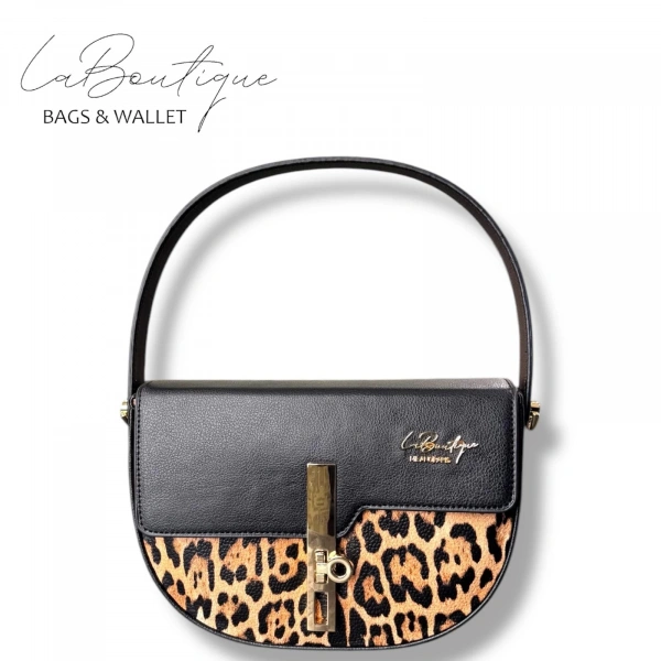 Lb Çanta 2617 Leopar Kahve