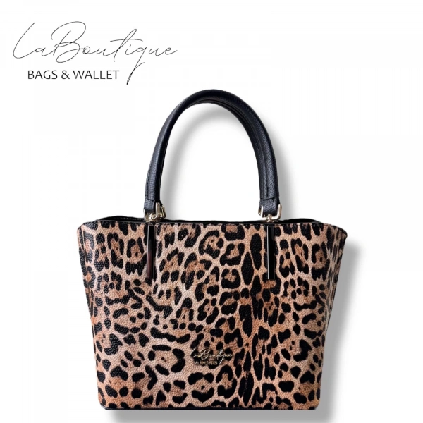 Lb Çanta 5708 Leopar Kahve