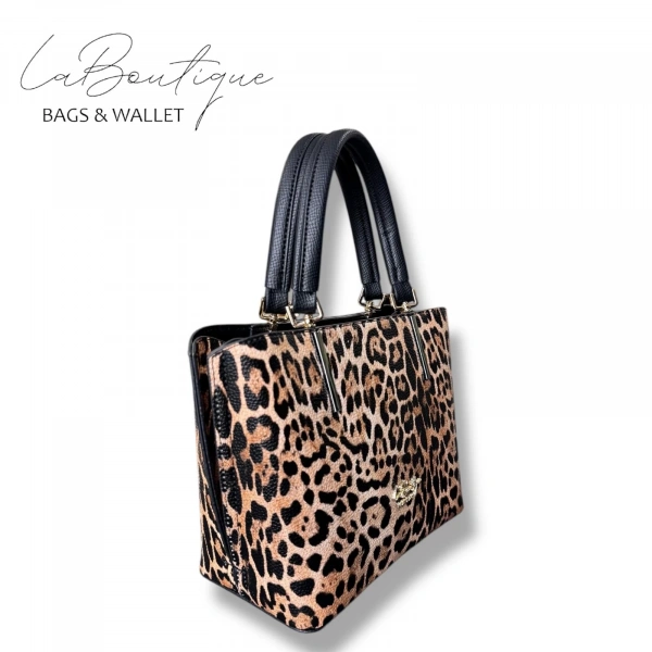 Lb Çanta 5708 Leopar Kahve