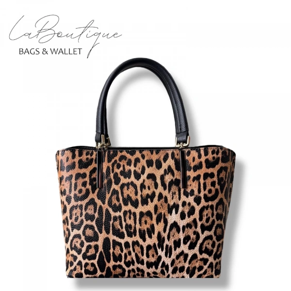 Lb Çanta 5708 Leopar Kahve