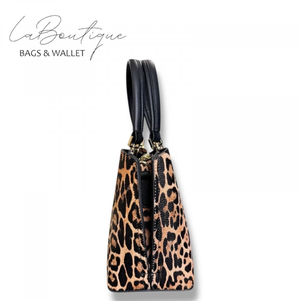 Lb Çanta 5708 Leopar Kahve