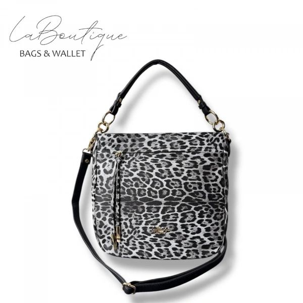 Lb Çanta 9018 Leopar Gri