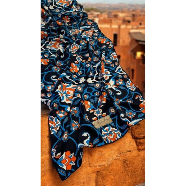 Ottoman Serisi Twıll İpek Şal 2210-01