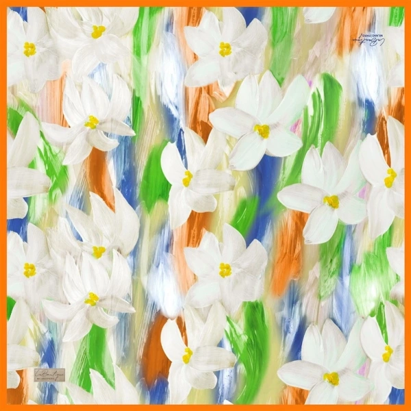 Özel Seri Eşarp 2370-07 90x90