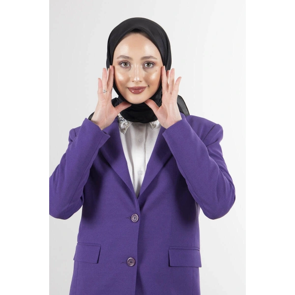 Siyah Brisa Vual Eşarp